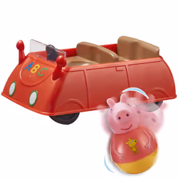 Peppa Pig Weebles - Push-Along Wobbily Car