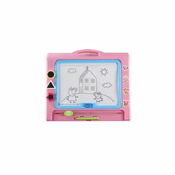 Peppa Pig 07856 Deluxe Magnetic Scribbler Drawing Board Educational Kids Creative Travel Toys Gift for 3 4 5 Year Old