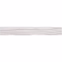 Minerva 3mm Flat Elastic Value Roll White - per 300 metre roll