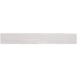 Minerva 5mm Flat Elastic Value Roll White - per 300 metre roll