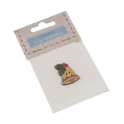 Fabric Covered Wood Buttons - per pack