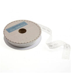 Minerva 23mm Polycotton Lace Trim Cream - per metre