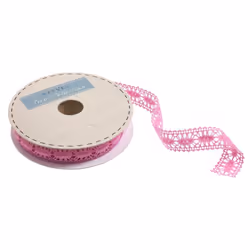 Minerva 23mm Polycotton Lace Trim Magenta - per metre