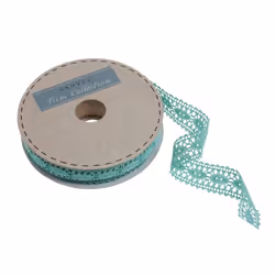 Minerva 23mm Polycotton Lace Trim Green - per metre
