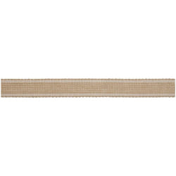 Minerva 17mm Striped Webbing Tape Tan - per metre