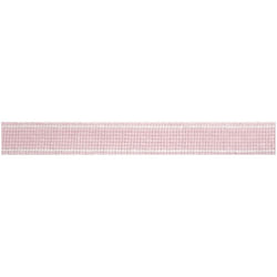 Minerva 17mm Striped Webbing Tape Baby Pink - per metre