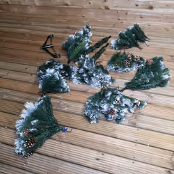 Snowtime 6ft (1.8m) Frosted Glacier Pine Christmas Tree Snow Tipped & Pine Cones - Additional view 8