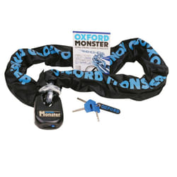 Oxford Monster 14 mm Hex Chain & Padlock - 1.5 m