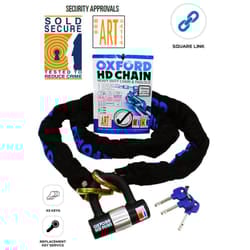 Oxford HD 1.5M Chain & Padlock Disc Lock Motorcycle OF159