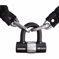 Oxford OF160 HD Chain Lock 2m, Black, X-Large