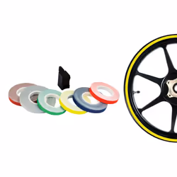 Universal Fit Oxford Motorcycle Wheel Rim Stripes Applicator Yellow OF615