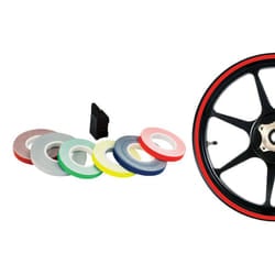 Universal Fit Oxford Motorcycle Wheel Rim Sticker Stripes Applicator Red OF617