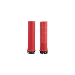 HG805R Driver Lock-on MTB Grips Red. Lock On Bicycle Handlebar Grips.