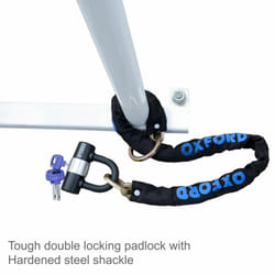 Oxford Chain 8 High Security Chain Lock & Mini Shackle - 1M?8mm x 1000mm?LK140