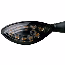 Oxford Mercury LED Indicator Black With 2 Resistors - Pair