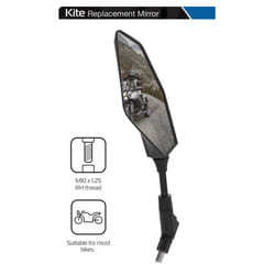 Oxford Kite Motorcycle Rearview Mirror Glass Left Side 10mm