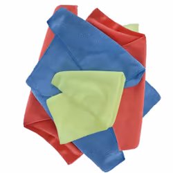 Oxford Microfibre Towels Pack of 6 Blue/Yellow/Red