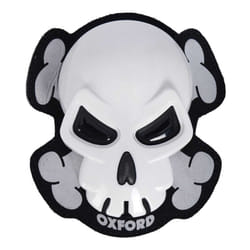 Oxford Skull Knee Sliders White