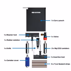 OXFORD OX720 Tyre repair kit