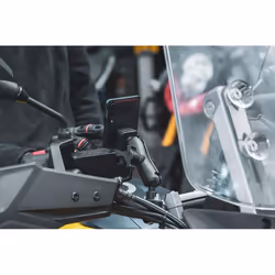 CLIQR Motorcycle 1 Inch Ball Device Mount System. Phone/GPS/compact Actoin Camera Holder. OX853