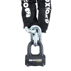 Oxford Nemesis Chain Lock Black - 16mm x 1.2m