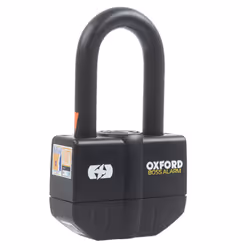 Oxford Boss Alarm 16mm Chain Lock Black - 12mm x 2.0m