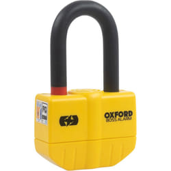 Oxford Boss Alarm 14mm Chain Lock Yellow - 12mm x 1.2m