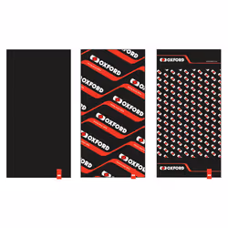 Oxford Comfy Oxford Racing Neck & Head Wear Black / Red - Pack Of 3