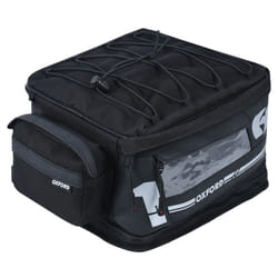 Oxford F1 Small Tail Bag With Zip Base Black - 18 Litres