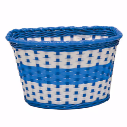 Oxford Bike/ Bicycle Junior Kids/Children's Woven Basket?Easy to Fit?BK140U?Blue