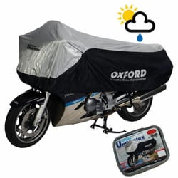 Universal Oxford Umbratex Waterproof Motorcycle Motorbike Bike Top Cover Choice of Size - Large
