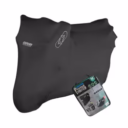 Universal Oxford Protex Stretch Motorcycle Breathable Dust Cover Bike Black Choice of Sizes - Medium