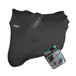 Universal Oxford Protex Stretch Motorcycle Breathable Dust Cover Bike Black Choice of Sizes - Medium