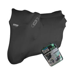 Universal Oxford Protex Stretch Motorcycle Breathable Dust Cover Bike Black Choice of Sizes - Extra Large