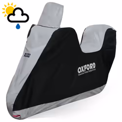 Universal Oxford Aquatex Waterproof High Screen & TopBox Cover Black CV217