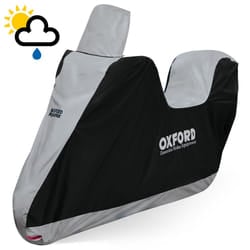 Universal Oxford Aquatex Waterproof High Screen & TopBox Cover Black CV217