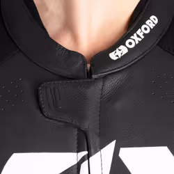 Oxford Nexus 1.0 One Piece Leather Suit Black / Red - S