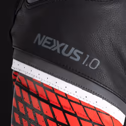 Oxford Nexus 1.0 One Piece Leather Suit Black / Red - S