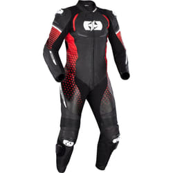 Oxford Nexus 1.0 One Piece Leather Suit Black / Red - 5XL