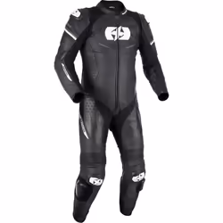 Oxford Nexus 1.0 One Piece Leather Suit Black / White - 5XL