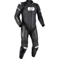 Oxford Nexus 1.0 One Piece Leather Suit Black / White - 5XL