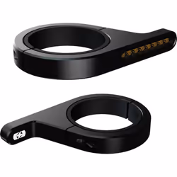 Oxford Darkturner Sequential Fork Mounted Indicators Black