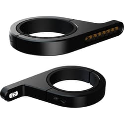 Oxford Darkturner Sequential Fork Mounted Indicators Black