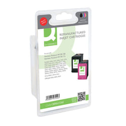 Q-Connect HP 301 N9J72AE Ink Cartridges Black Colour Pack of 2 N9J72AE-COMP OBN9J72AE