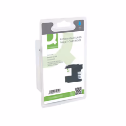 Remanufactured Q-Connect Brother  LC223 Inkjet Cyan Cartridge LC223C OBLC223C