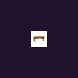Jemini DU Rdl RH Dsk 1800 Oak/Blk