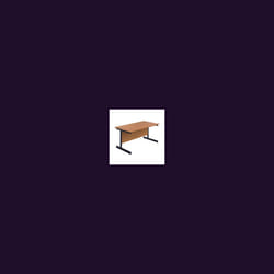 Jemini SU Rec Dsk 1600x800 NOak/Blk