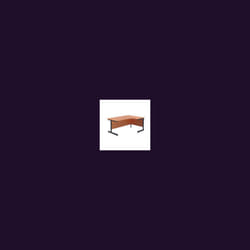 Jemini Rdl RH Desk 1800x1200 Bch/Blk