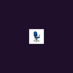 Arista Aire Hbk Erg Chair Blue