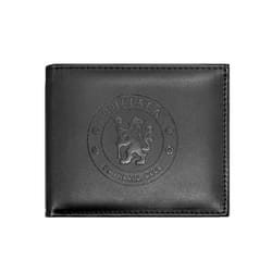 Chelsea FC Embossed Crest Wallet - Black